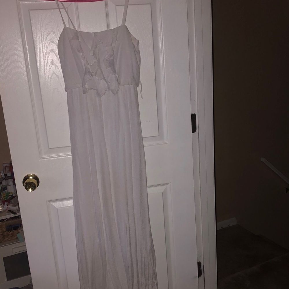 Long white dress size medium